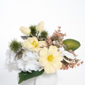 geltonos baltos dirbtines geles