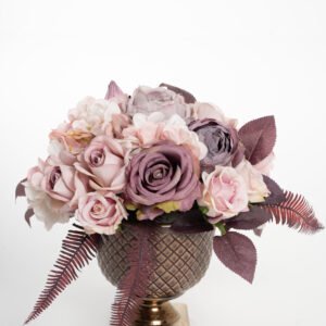 rausvos alyvines dirbtines geles